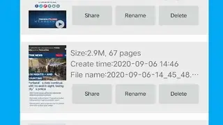 Backup/export chat history to pdf (demo) screenshot