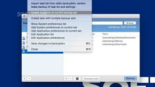Backuplist+ screenshot