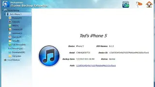 Backuptrans iTunes Backup Extractor screenshot