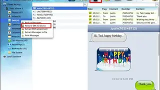 Backuptrans iTunes Backup Extractor screenshot