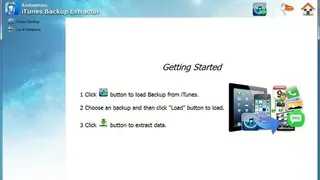 Backuptrans iTunes Backup Extractor screenshot