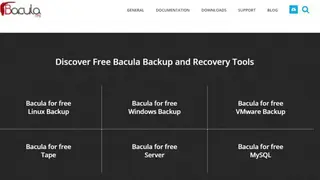 Bacula screenshot