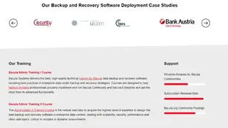 Bacula Systems screenshot
