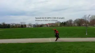 Ball Speed Radar Gun Baseball screenshot