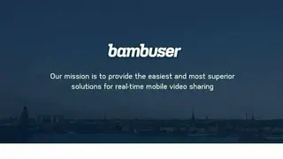 Bambuser screenshot