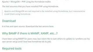 BAMP screenshot