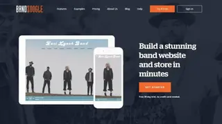 Bandzoogle screenshot