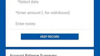 Bank Deposit Tracker screenshot