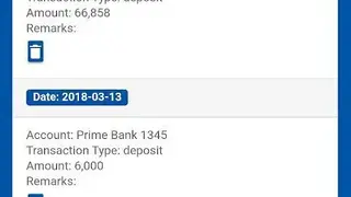 Bank Deposit Tracker screenshot