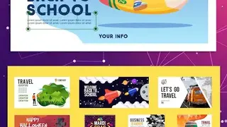 Banner Maker Photo and Text screenshot