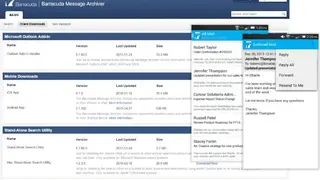 Barracuda Message Archiver screenshot