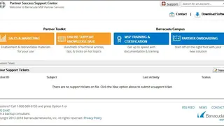 Barracuda MSP screenshot