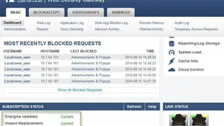 Barracuda Web Security screenshot