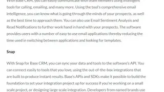 Base CRM screenshot