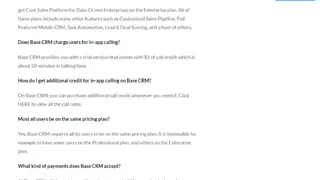Base CRM screenshot