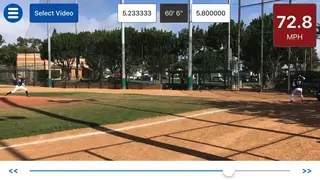 Baseball Radar Gun screenshot