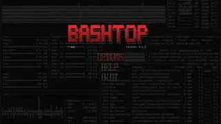 Bashtop screenshot