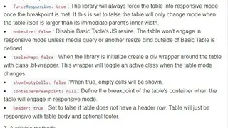 Basic Responsive Table Plugin For jQuery screenshot