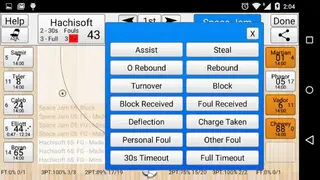 Basketball Stat Tracker screenshot