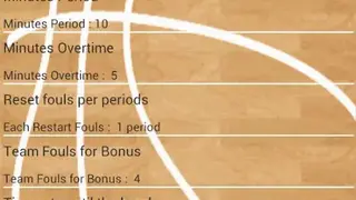 Basketball Statistics screenshot