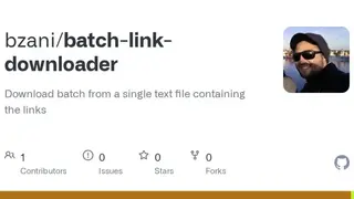 Batch Link Downloader screenshot