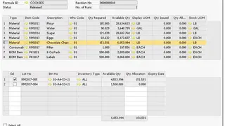 BatchMaster ERP screenshot