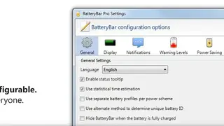 BatteryBar screenshot