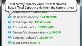 BatteryCare screenshot