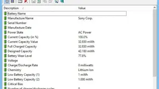 BatteryInfoView screenshot