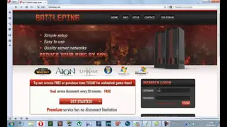 Battleping screenshot