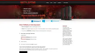 Battleping screenshot