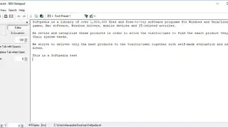 BDV Notepad screenshot