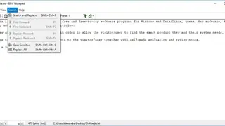 BDV Notepad screenshot