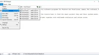 BDV Notepad screenshot