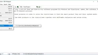 BDV Notepad screenshot