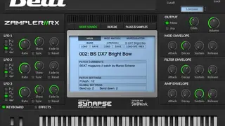Beat’s Zampler RX screenshot