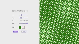 Beautiful Dingbats’ Pattern Generator screenshot