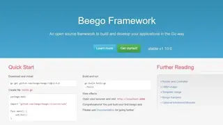 Beego screenshot
