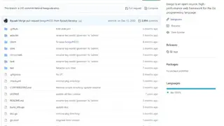 Beego screenshot