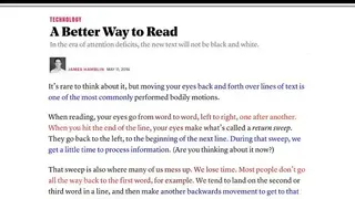 Beeline Reader screenshot
