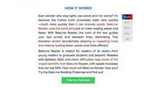 Beeline Reader screenshot