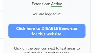 Beewriter screenshot