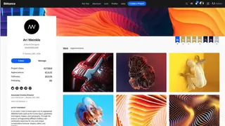 Behance screenshot