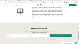 Bench Accounting screenshot