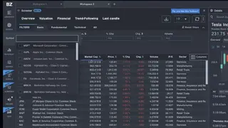 Benzinga screenshot