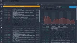 Benzinga screenshot