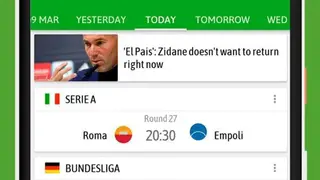 BeSoccer screenshot