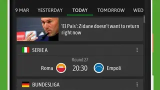 BeSoccer screenshot