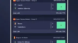BetAnalyze 1X2 screenshot