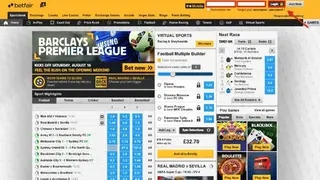 BetFair screenshot